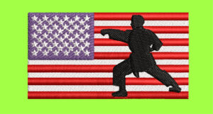 SILHOUETTE FLAG PRIME EMBROIDERY DESIGN USA FLAG SILHOUETTE EMBROIDERY DESIGN KOFFS KARATE FLAG EMBROIDERY DESIGN MACHINE EMBROIDERY FILE