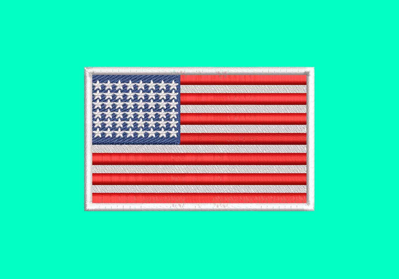 48 STAR FLAG EMBROIDERY DESIGN 48 STAR USA FLAG EMBROIDERY DESIGN USA WHITE BORDER FLAG EMBROIDERY DESIGN MACHINE EMBROIDERY FILE