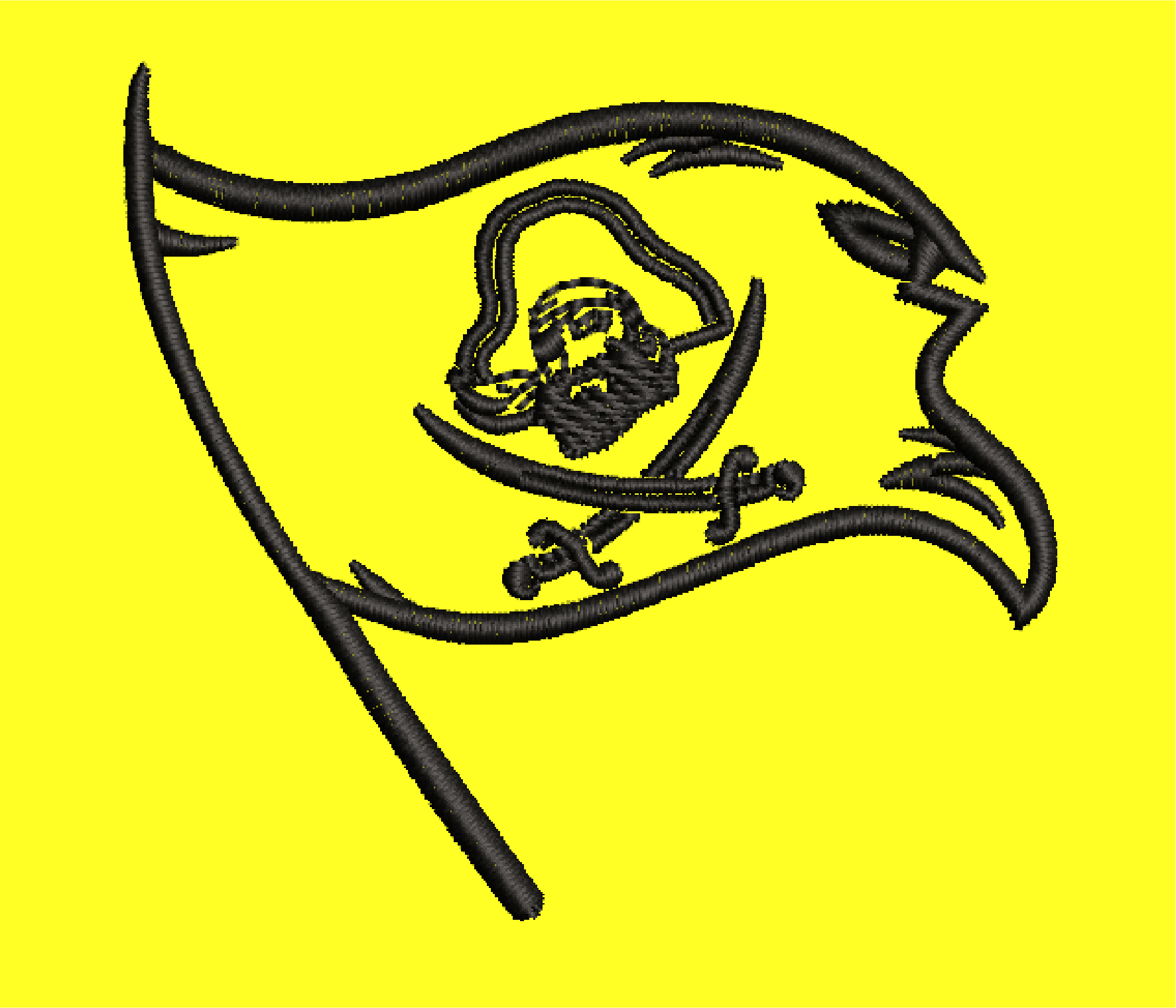 BUCS FALG OUTLINE EMBROIDERY DESIGN BUCS PIRATES FLAG EMBROIDERY DESIGN BUCS SWORD FLAG EMBROIDERY DESIGN MACHINE EMBROIDERY FILE