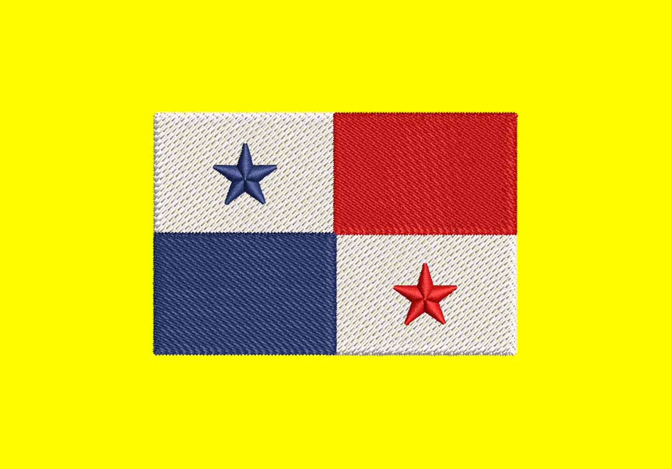 FLAG 3 PANAMA EMBROIDERY DESIGN PANAMA FLAG EMBROIDERY DESIGN PANAMA STAR FLAG EMBROIDERY DESIGN MACHINE EMBROIDERY FILE