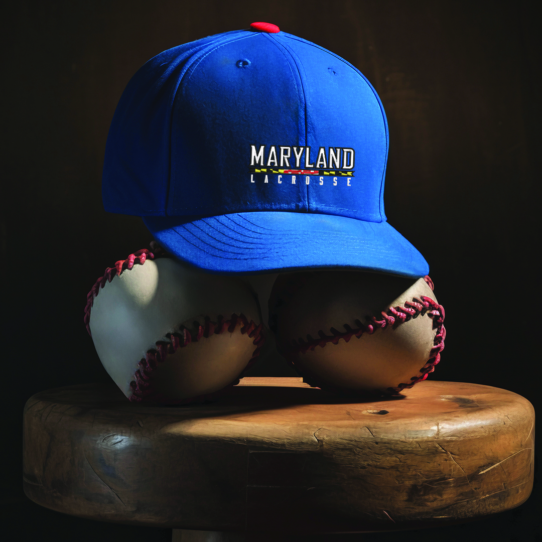 MD HATS WITH FLAG EMBROIDERY DESIGN MARYLAND CAP EMBROIDERY DESIGN MD LACROSSE FLAG EMBROIDERY DESIGN MACHINE EMBROIDERY FILE