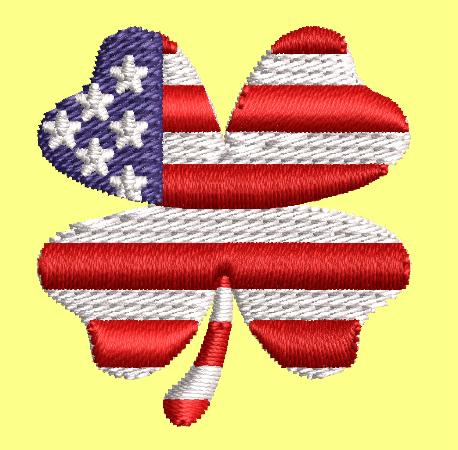 IRISH AMERICAN FLAG EMBROIDERY DESIGN IRISIH SYMBOL FLAG EMBROIDERY DESIGN IRISH LEAF FLAG EMBROIDERY DESIGN MACHINE EMBROIDERY FILE