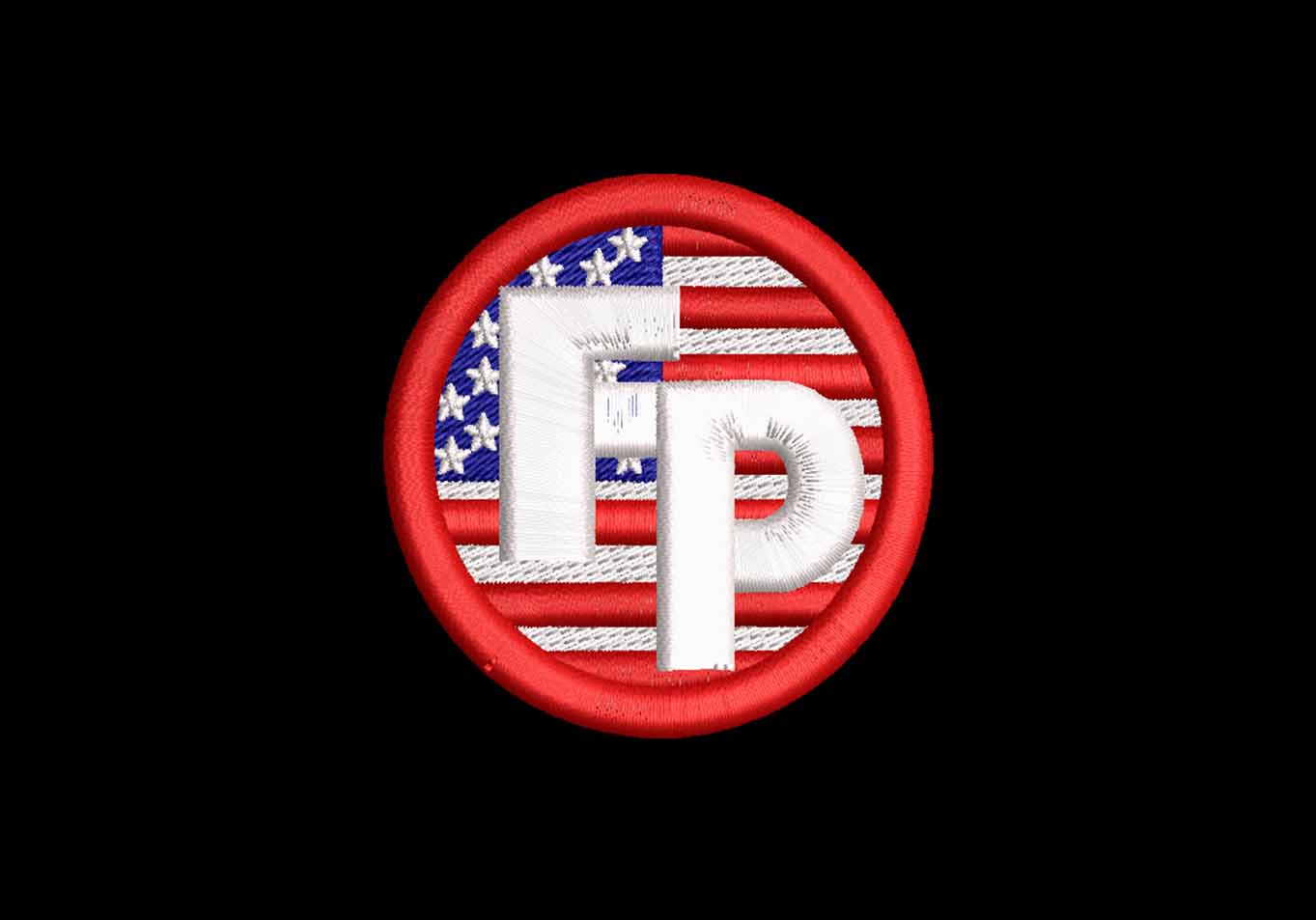 FP FLAG EMBROIDERY DESIGN FP CIRCLE FLAG EMBROIDERY DESIGN FB CIRCLE USA FLAG EMBROIDERY DESIGN MACHINE EMBROIDERY FILE