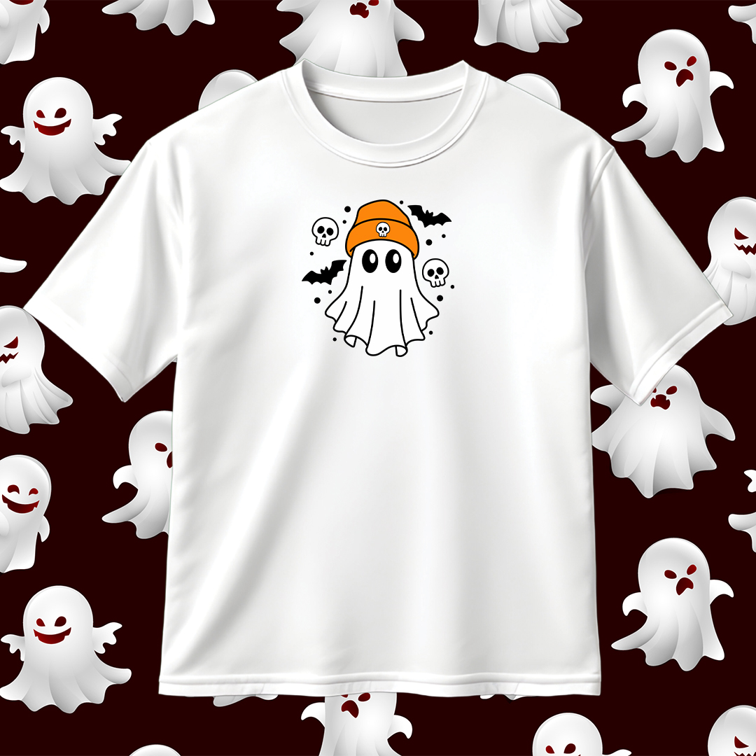 Halloween Ghost SVG Halloween Ghost SVG with Beanie