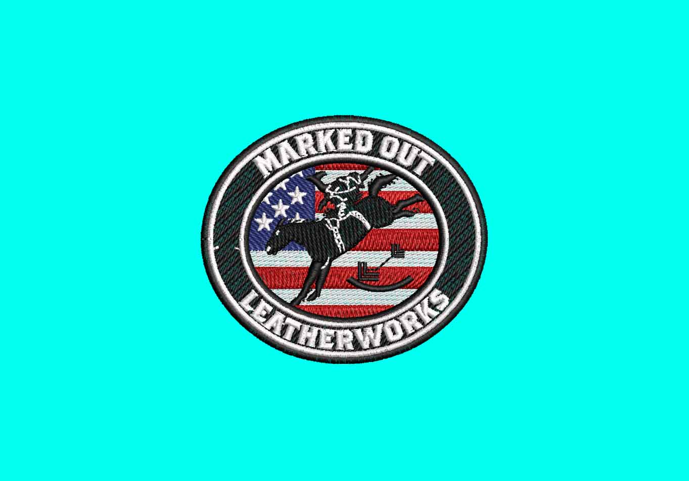MARKED OUT FLAG PATCH EMBROIDERY DESIGN LEATHERWORK FLAG EMBROIDERY DESIGN MARKED OUT USA FLAG EMBROIDERY DESIGN MACHINE EMBROIDERY FILE