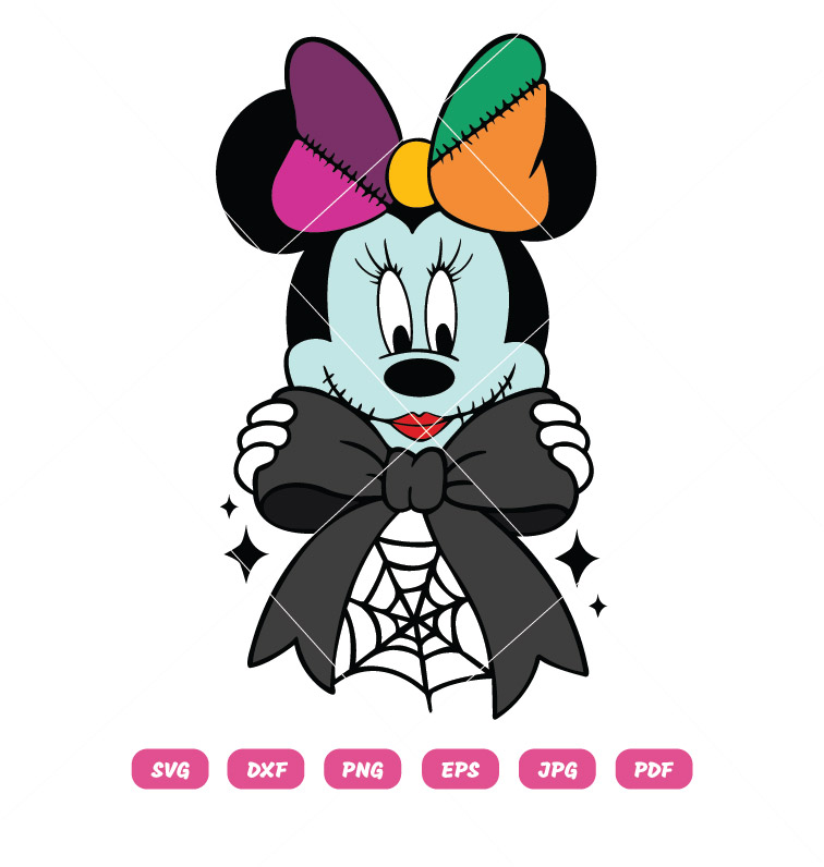 Minnie Sally Coquette Halloween SVG