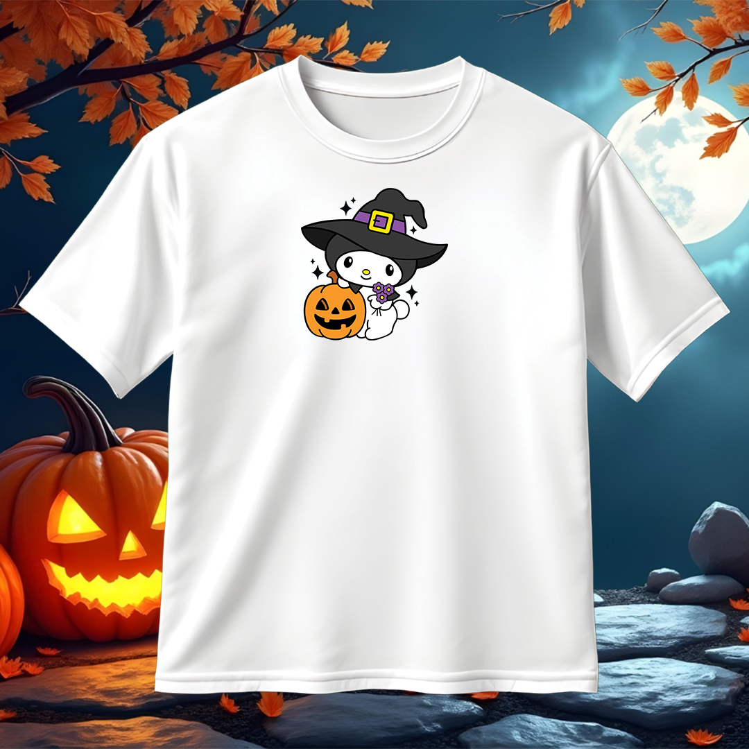 My Melody Witch SVG Halloween Pumpkin SVG