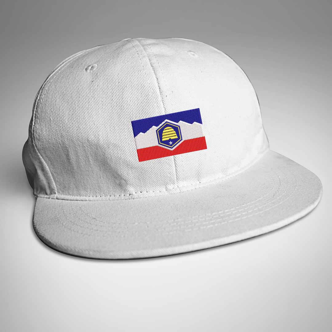 UTAH STATE FLAG EMBROIDERY DESIGN USA STATE FLAG EMBROIDERY DESIGN UTAH STAR STATE FLAG EMBROIDERY DESIGN MACHINE EMBROIDERY FILE