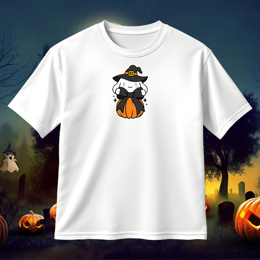 Cinnamoroll Witch Coquette Halloween Pumpkin SVG
