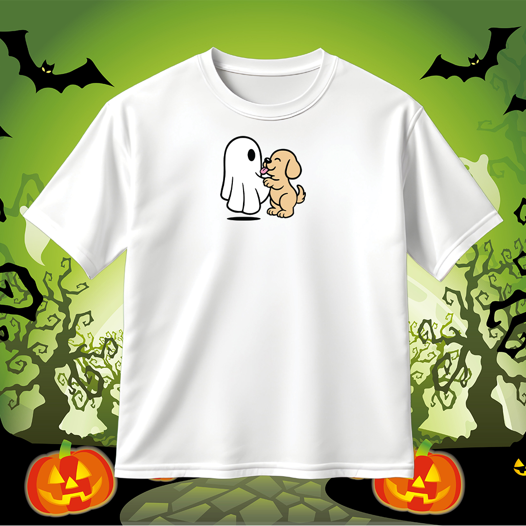 Ghost and Dog SVG PNG Cute Halloween Pet Lover Cut File