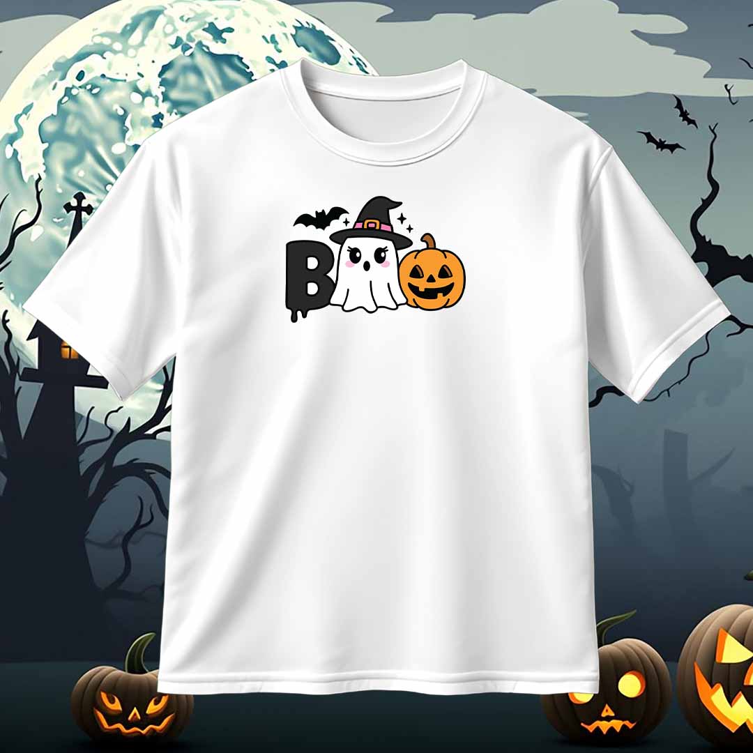 Halloween Girl Ghost SVG Boo SVG