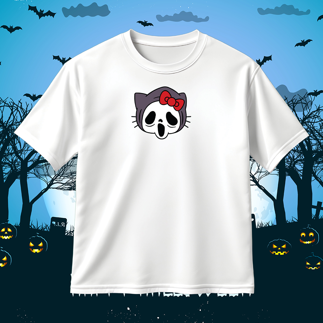 Hello Kitty Scream SVG Halloween SVG