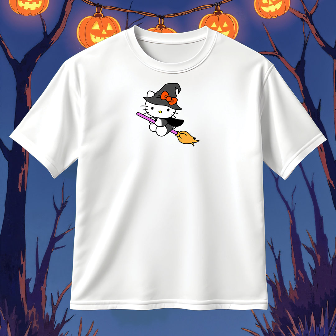 Hello Kitty Witch SVG Halloween SVG