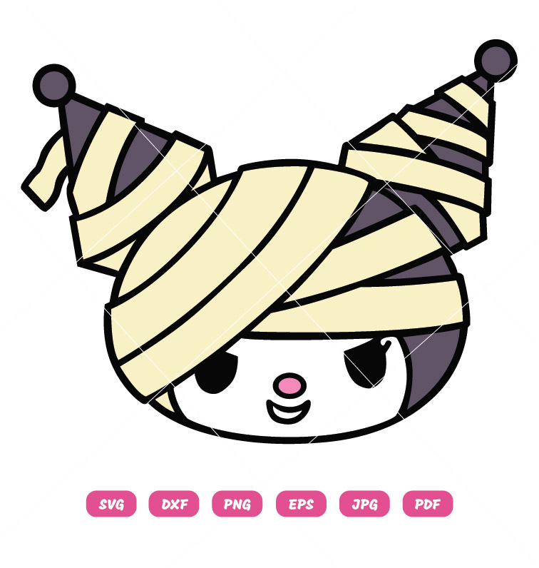 Kuromi Mummy Halloween SVG