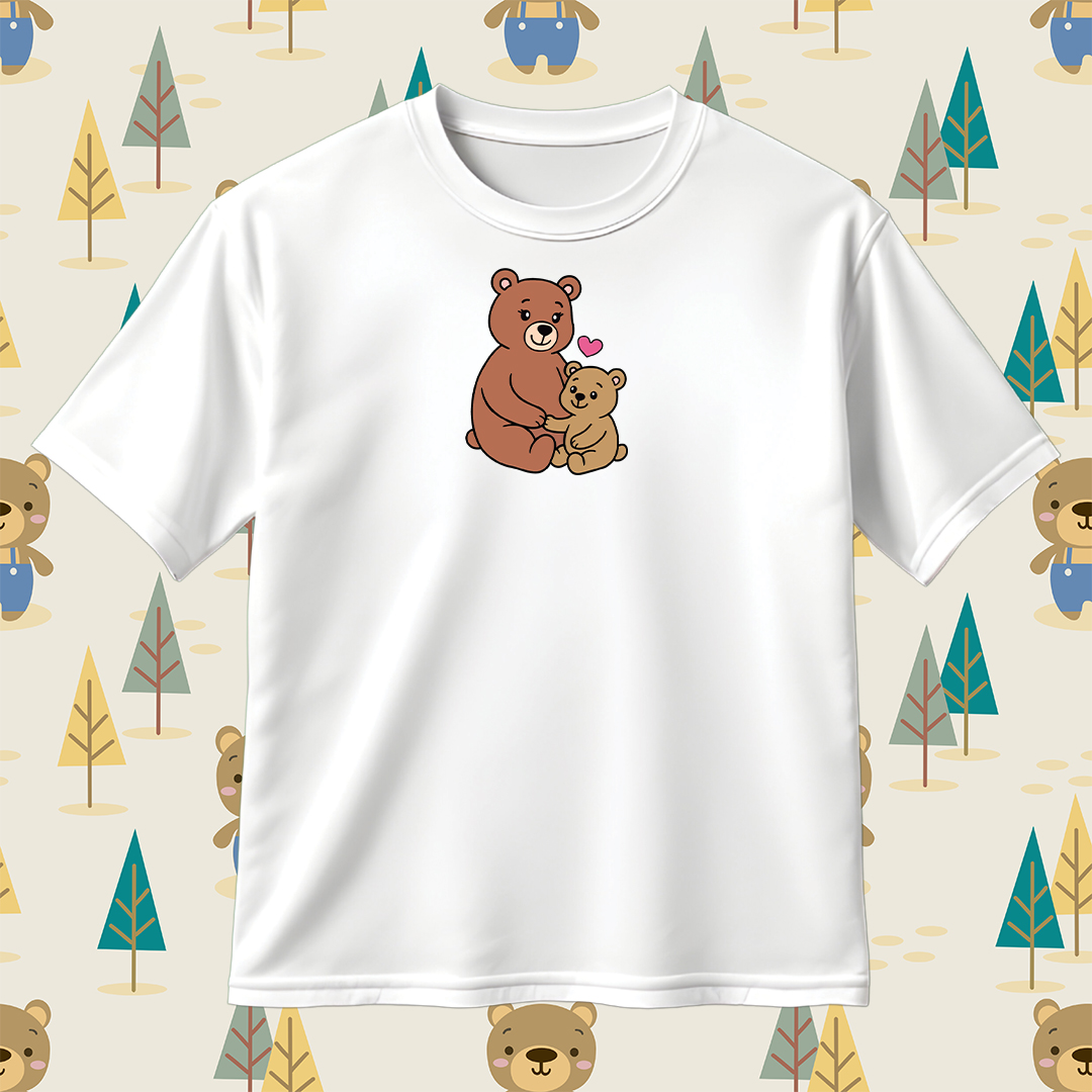 Mama bear and Baby Bear SVG PNG Cut File for Cricut & Silhouette