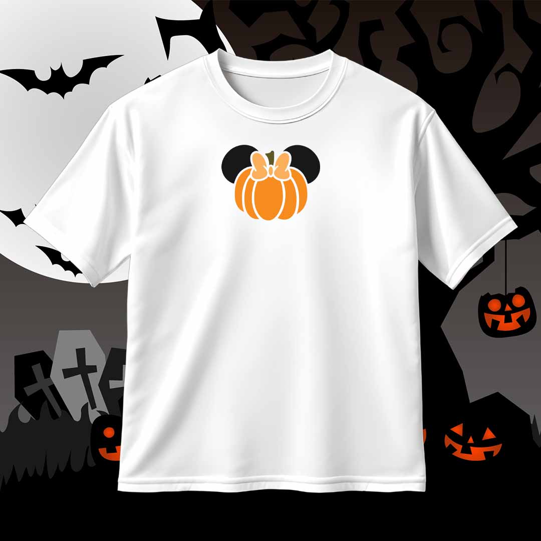 Minnie Pumkin SVG PNG Halloween DIY Craft Cut File for Cricut