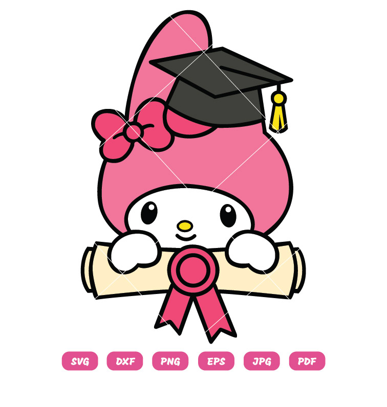 My Melody Graduation SVG Senior SVG School SVG