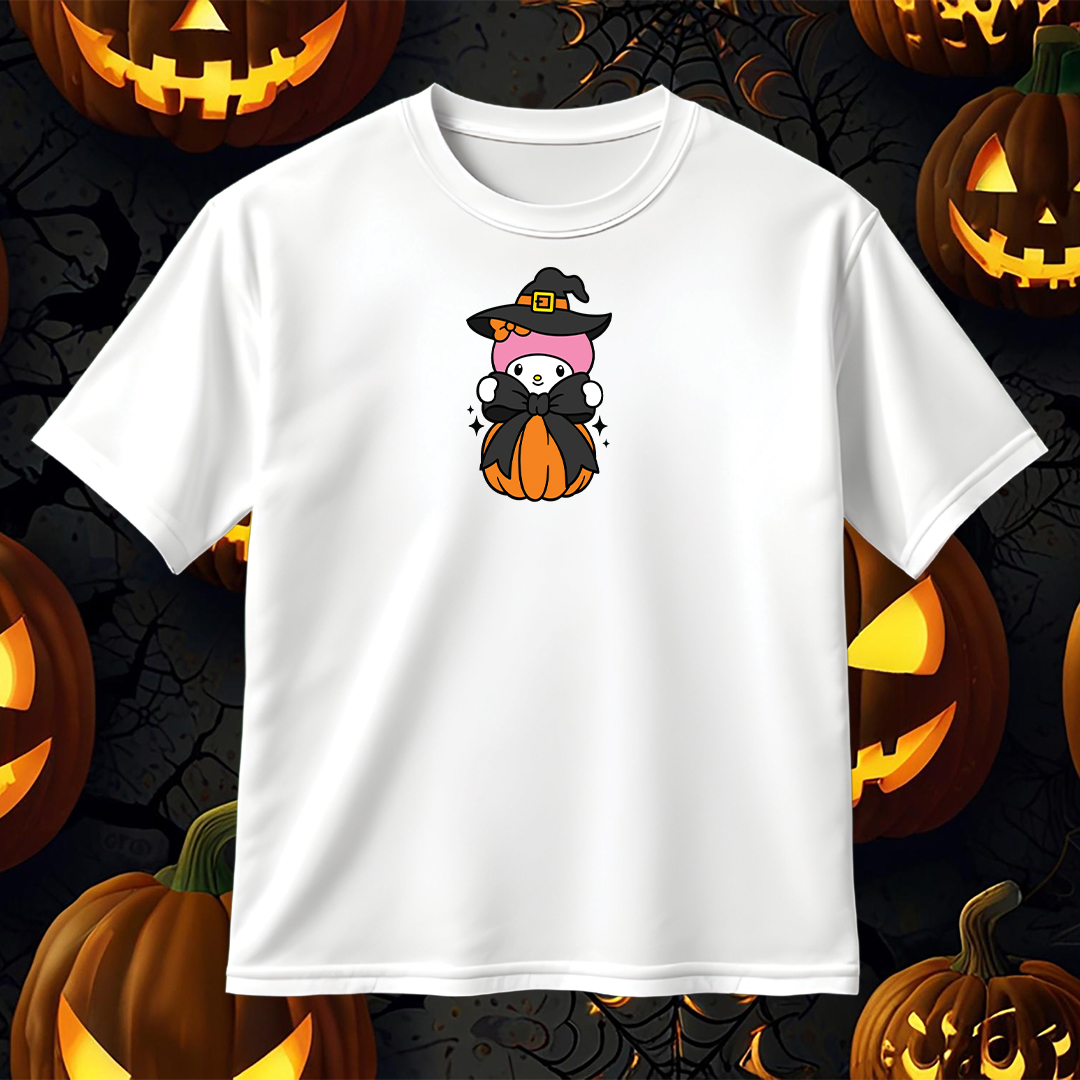 My Melody Witch Coquette Halloween Pumpkin SVG