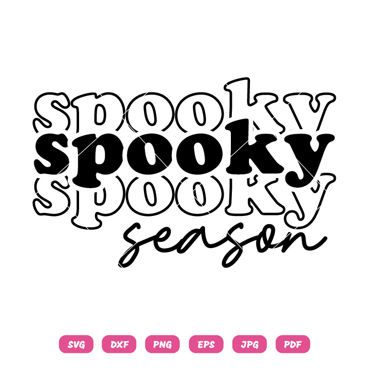 Spooky Season SVG Halloween Vibes SVG