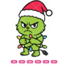 Baby Grinch With Christmas Lights SVG PNG Christmas Cut File for Cut Cricut & Silhouette