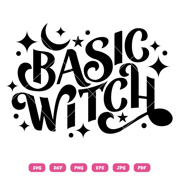 Basic Witch SVG Spooky Season SVG Halloween SVG
