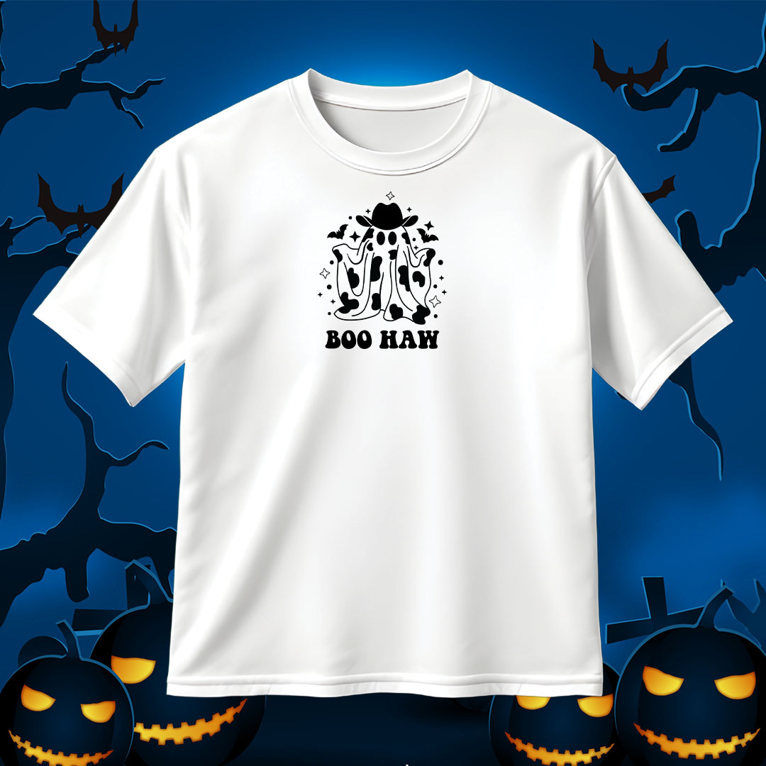Boo Haw Cowboy Ghost SVG Halloween SVG