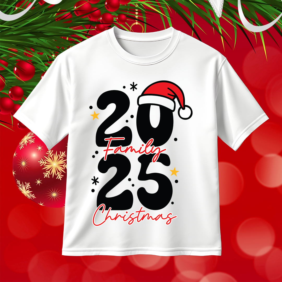 Christmas 2025 Family SVG PNG Matching Holiday Shirt Design for Cricut and Silhouette