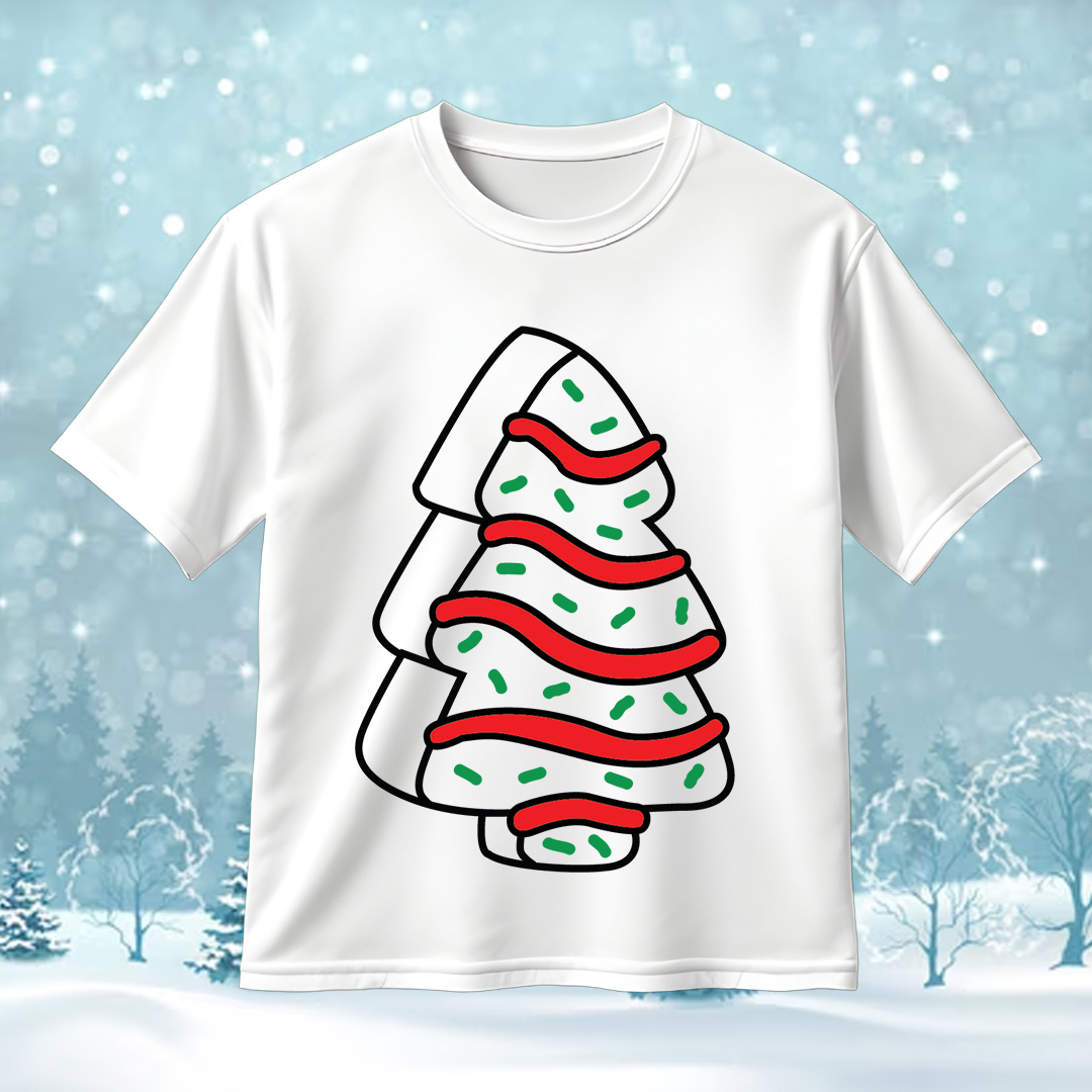 Christmas Tree Cookie SVG Cute Cookie Design