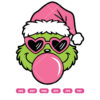 Grinch Blowing Bubbles SVG Christmas