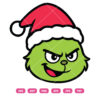 Grinch Face SVG Grinch Face