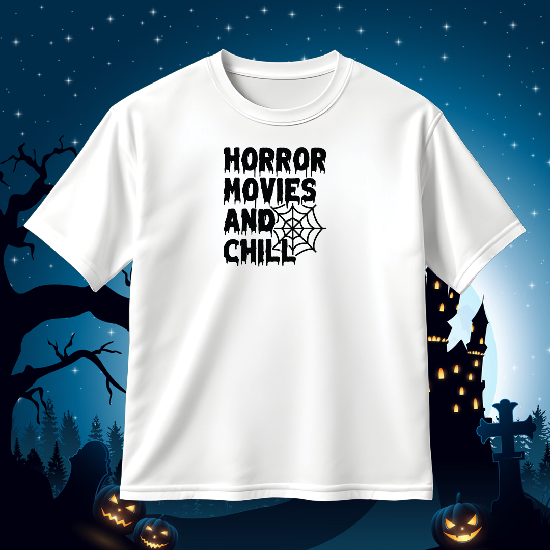 Horror Movies and Chill SVG Funny Halloween SVG