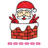 Santa Claus Chimmey SVG Christmas SVG
