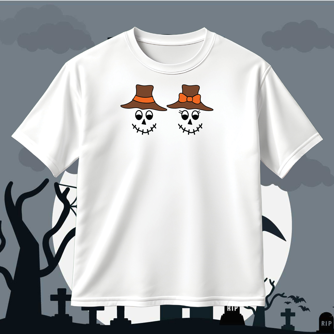 Scarecrow Couple SVG Halloween SVG