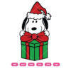 Snoopy With Christmas SVG