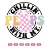 Chillin With My Peeps Retro Easter SVG