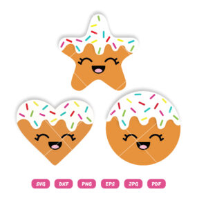 Christmas Cookies Bundle SVG Gingerbread