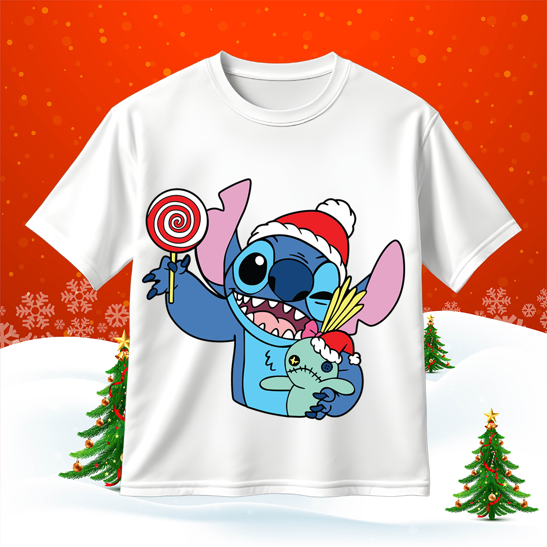 Christmas Stitch And Santa Hat and Candy