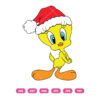 Christmas Tweety Bird With Santa Had