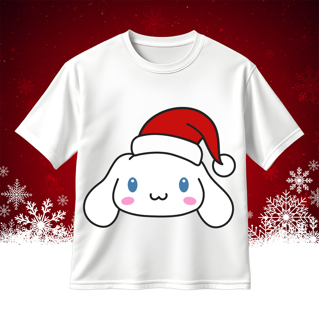 Cinnamoroll Santa Hat SVG Christmas SVG