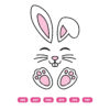 Cute Bunny Ears Paws Easter