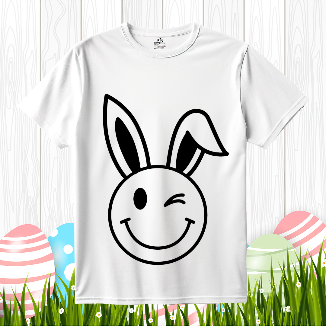 Easter Bunny Smiley Face