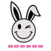 Easter Bunny Smiley Face