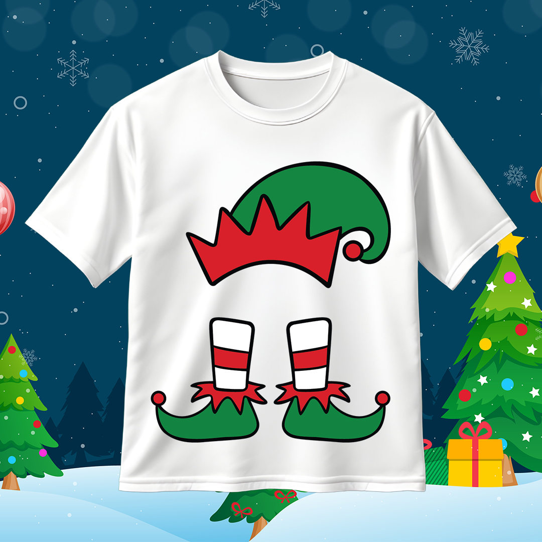 Elf Legs And Hat SVG Christmas SVG