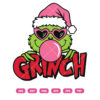 Grinch Blowing Bubbles SVG PNG Christmas Cut File