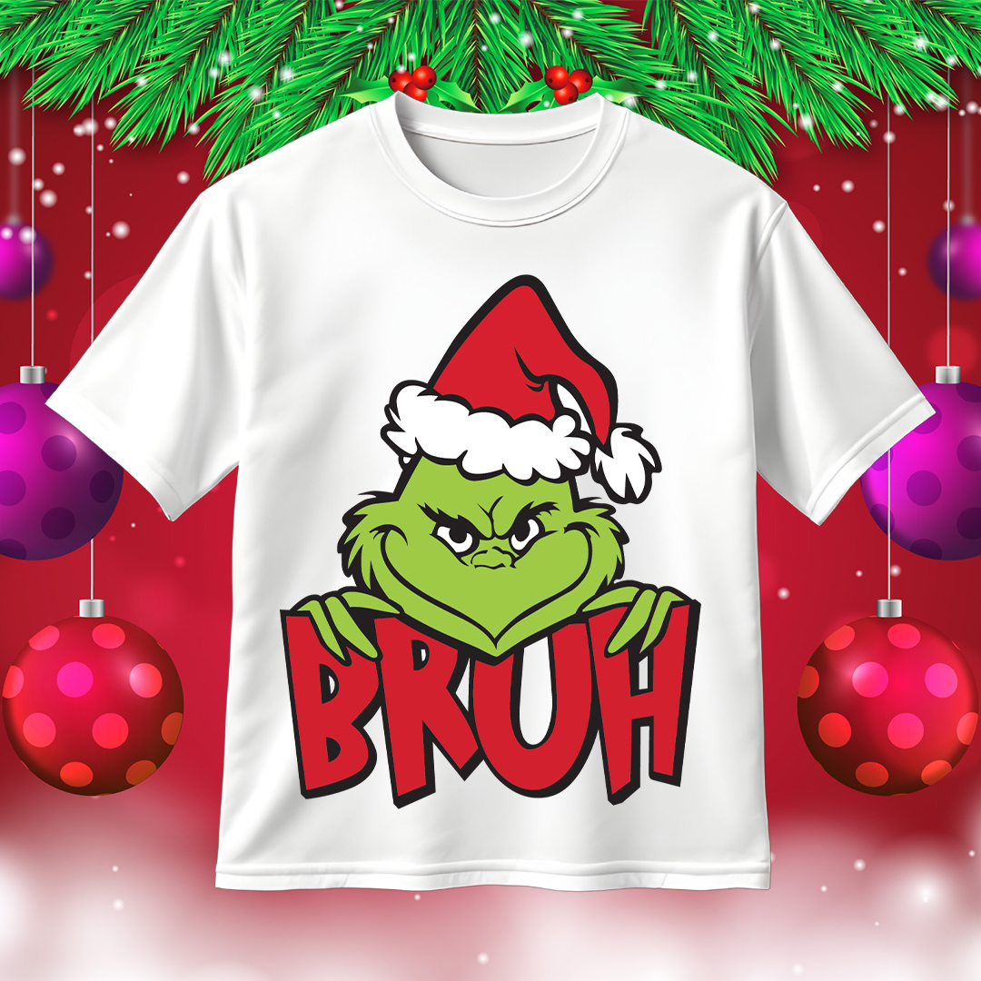 Grinch Bruh SVG Christmas SVG