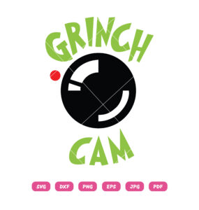 Grinch Cam SVG PNG Christmas Cut File