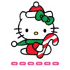 Hello Kitty Christmas Candy Care SVG PNG Sanrio Cut File