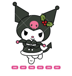 Kuromi Christmas SVG