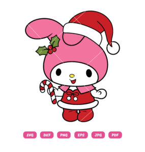 Kuromi Christmas SVG