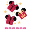 Mickey and Minnie Christmas Present SVG